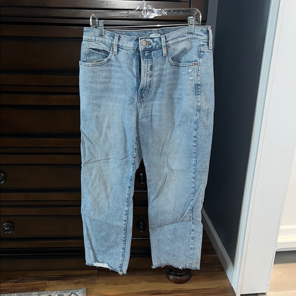 Old Navy Light Blue Straight Leg Jeans